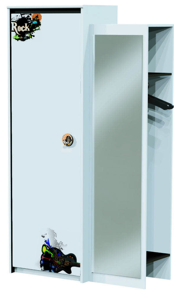 Armoire enfant blanche ROCK