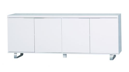 Buffet / bahut design LEA blanc 4 portes  image 1