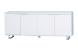 Buffet / bahut design LEA blanc 4 portes  image 1