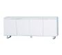 Buffet / bahut design LEA blanc 4 portes 