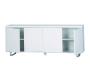 Buffet / bahut design LEA blanc 4 portes 