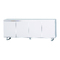 Buffet / bahut design LEA blanc 4 portes 