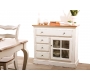 Buffet baroque blanc 1 porte SOFIA