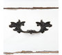 Buffet baroque blanc 2 portes 2 tiroirs ROSALA