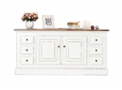 Buffet baroque blanc 2 portes SOFIA