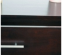 Buffet bas IRIS en ch&ecirc;ne malaisien - 4 portes, 2 tiroirs, coloris wenge