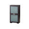Buffet bas ISA 2 portes Verre D&eacute;poli - ch&ecirc;ne - coloris wenge