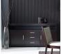 Buffet bas JAIRO 2 portes, 3 tiroirs - chene - coloris wenge