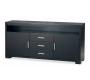 Buffet bas JAIRO 2 portes, 3 tiroirs - chene - coloris wenge