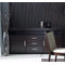 Buffet bas JAIRO 2 portes, 3 tiroirs - chene - coloris wenge