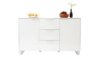 Buffet design laqu&eacute; blanc HALIFAX