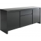 Buffet design laqu&eacute; noir WILSON