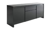 Buffet design laqu&eacute; noir WILSON