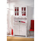Buffet vaisselier 2 portes pin blanc MILENA