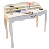 Bureau baroque blanc 1 tiroir LOUISA