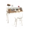Bureau baroque bois blanc SOFIA