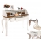 Bureau baroque bois blanc SOFIA
