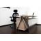 Bureau de direction Ariane caisson 3 tiroirs et meuble de rangement