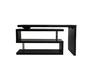 Bureau design noir laqu&eacute; amovible MAX