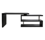Bureau design noir laqu&eacute; amovible MAX
