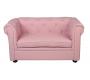 Canap&eacute; BABY CHESTERFIELD 2 places - coloris rose tendre image 2