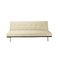 Canap&eacute; convertible beige moderne 3 places polyur&eacute;thane Phoenix