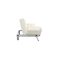 Canap&eacute; convertible cuir blanc 3 places Manhattan 