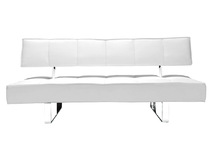 Canap&eacute; convertible design blanc BROADWAY