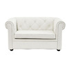 Canap&eacute; enfant 2 places blanc -  BABY CHESTERFIELD
