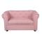 Canap&eacute; enfant 2 places rose tendre  -  BABY CHESTERFIELD