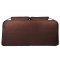 Canap&eacute; moderne chocolat et blanc 2 places en microfibre Italia