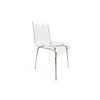 Chaise cuisine / salle &agrave; manger design CINDY transparente image pub1