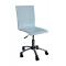 Chaise de bureau &agrave; roulettes blanche ALEXIA