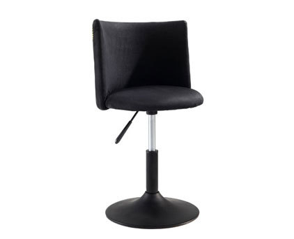 Chaise de bureau enfant noire ROCK