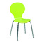 Chaise de cuisine / salle &agrave; manger design bois vert ABIGAIL (lot de 4)
