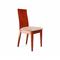 Chaise de cuisine / salle &agrave; manger en bois couleur cerisier EVA (lot de 2)