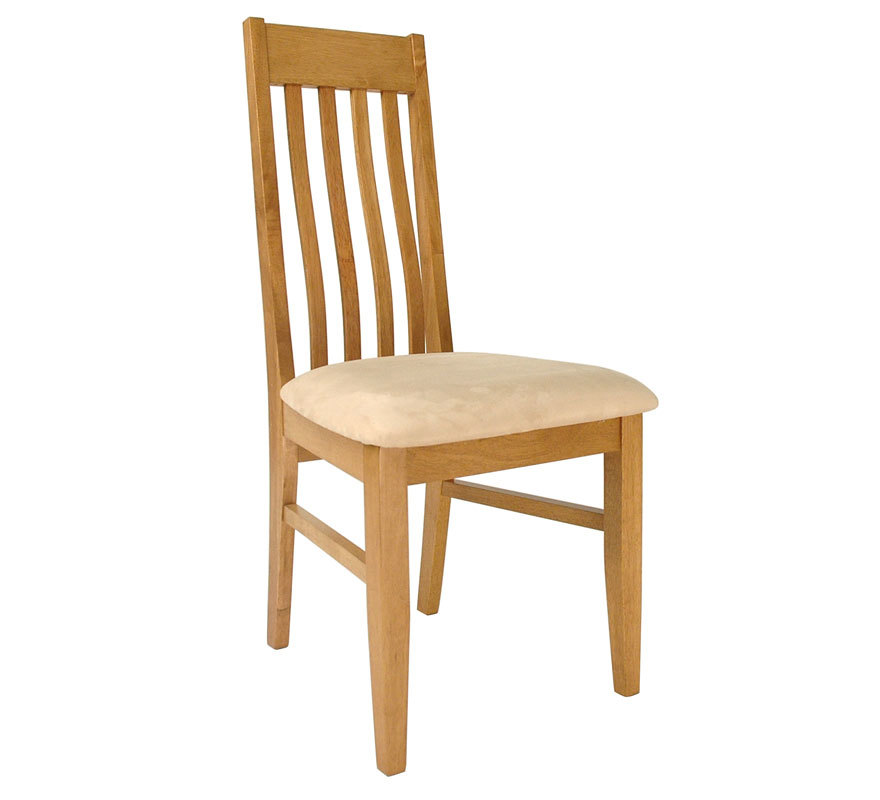 Chaise de cuisine / salle &agrave; manger en bois OKETA (lot de 2)