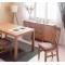 Chaise de cuisine / salle &agrave; manger en bois OKETA (lot de 2)