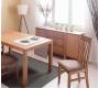 Chaise de cuisine / salle &agrave; manger en bois OKETA (lot de 2)