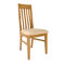 Chaise de cuisine / salle &agrave; manger en bois OKETA (lot de 2)