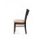 Chaise de cuisine / salle &agrave; manger en bois weng&eacute; FREDDIE (lot de 2)