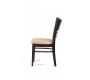 Chaise de cuisine / salle &agrave; manger en bois weng&eacute; FREDDIE (lot de 2)