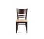 Chaise de cuisine / salle &agrave; manger en bois weng&eacute; FREDDIE (lot de 2)