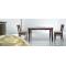 Chaise de cuisine / salle &agrave; manger en bois weng&eacute; FREDDIE (lot de 2)