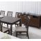 Chaise de cuisine / salle &agrave; manger en bois weng&eacute; KORINA (lot de 2) 