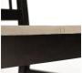 Chaise de cuisine / salle &agrave; manger en bois weng&eacute; KORINA (lot de 2) 