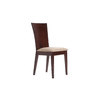 Chaise de cuisine / salle &agrave; manger en bois weng&eacute; MAIDA (lot de 2)