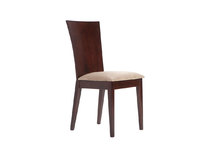 Chaise de cuisine / salle &agrave; manger en bois weng&eacute; MAIDA (lot de 2)