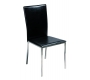 Chaise de cuisine / salle &agrave; manger noir moderne INOLA (lot de 4)