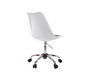Chaise design &agrave; roulettes blanc NEW STEEVY